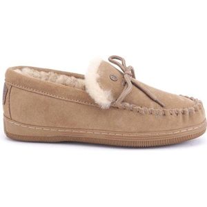 Warmbat - Koala Woman - Pantoffel - Cognac - Suede - Wol Voering