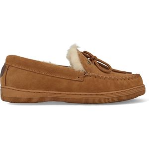 Warmbat Koala Women Suede Dames Sloffen - Cognac - Maat 39