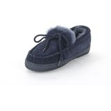 Veters rond donkerblauw - 1 paar - 120 cm x 3mm - klassieke schoenveter blauw