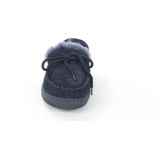 Veters rond donkerblauw - 1 paar - 120 cm x 3mm - klassieke schoenveter blauw