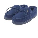 Veters rond donkerblauw - 1 paar - 120 cm x 3mm - klassieke schoenveter blauw