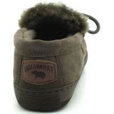 Warmbat - Koala PEBBLE - Pantoffel - Beige - Suède - Gesloten Hiel