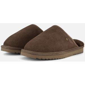 Warmbat Australia - Classic - Pantoffels - Beige - Suède - Merino Schapenvacht