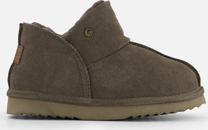 Warmbat - Willow - Gevoerde Boots - Suède - Dames - Rubberen Loopzool