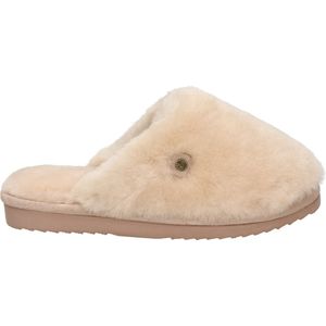 Warmbat Mungo Fur Dames Pantoffels - Stone - Maat 41