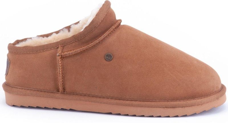 Warmbat Conner Mannen Sloffen Cognac