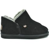 Warmbat - Willow Pantoffels - Zwart - Leer