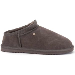 Pantoffel Warmbat Men Conner Suede Pebble-Schoenmaat 44