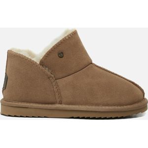 Warmbat Willow Women Suede Dames Sloffen - Cognac/Bruin - Maat 39