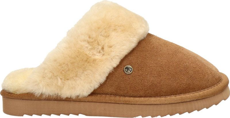 Warmbat Flurry Vrouwen Sloffen Cognac