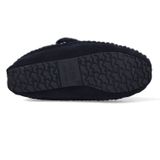 Warmbat - Barrine - Pantoffel - Dk Navy - Suède - Merino Schapenwol