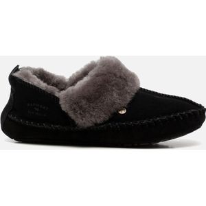 Warmbat, Schoenen, Dames, Zwart, 39 EU, Wol, Gezellige Fjorda Pantoffels