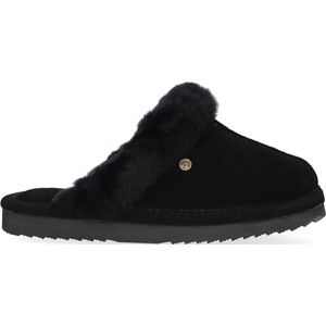 Pantoffel Warmbat Women Lismore Suede Black Black-Schoenmaat 37