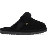 Pantoffel Warmbat Women Lismore Suede Black Black