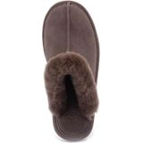 Warmbat - Lismore - Pantoffels - Bruin/Wit - Suède - Merino Schapenwol