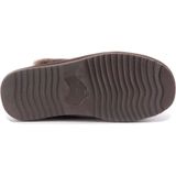 Warmbat - Lismore - Pantoffels - Bruin/Wit - Suède - Merino Schapenwol