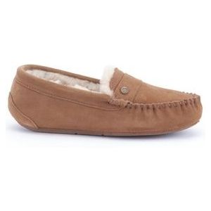 Pantoffel Warmbat Women Nowra Suede Cognac-Schoenmaat 40