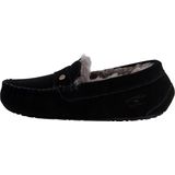 Warmbat - Nowra - Pantoffel - Zwart - Suède - Rubber Zool