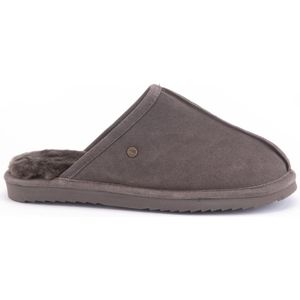 Warmbat Barron Suede Heren Pantoffels - Pebble - Maat 40