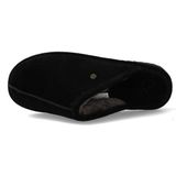 Warmbat - Barron - Pantoffels - Black - Suède - Schapenwol Voering