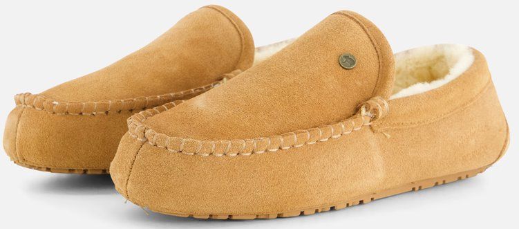 Pantoffel Warmbat Men Earlwood Suede Cognac