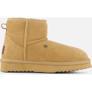 Pantoffel Warmbat Women Wallaby Suede Camel-Schoenmaat 40