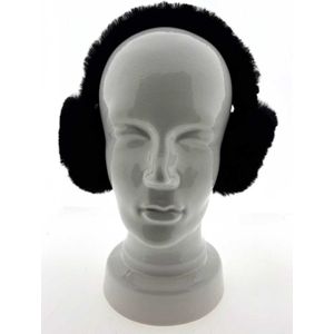 Warmbat Bilby Earmuff Dames Oorwarmers - Zwart - Maat One Size