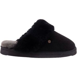 Warmbat - Kids Classic - Pantoffel - Black - Suède