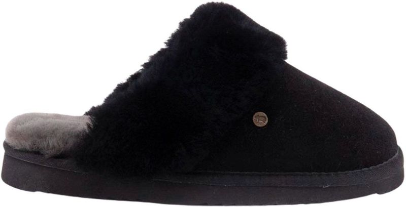 Warmbat - Kids Classic - Pantoffel - Black - Suède