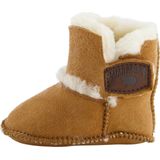 Warmbat - Hay - Pantoffels - Suede - Kleur: Beige - Gevoerd met Merino Wol