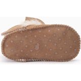 Warmbat - Hay - Pantoffels - Suede - Kleur: Beige - Gevoerd met Merino Wol