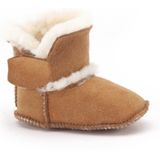 Warmbat - Hay - Pantoffels - Suede - Kleur: Beige - Gevoerd met Merino Wol