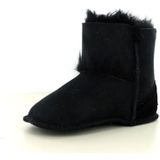 Warmbat - Hay Baby - Pantoffel - Zwart - Suède - Merinowol Voering