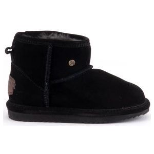 Pantoffel Warmbat Kids Wallaby Suede Black-Schoenmaat 36