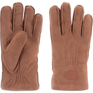 Warmbat Goat Heren  Handschoenen - Cognac - Maat S