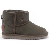 Pantoffel Warmbat Kids Wallaby Suede Olive-Schoenmaat 35