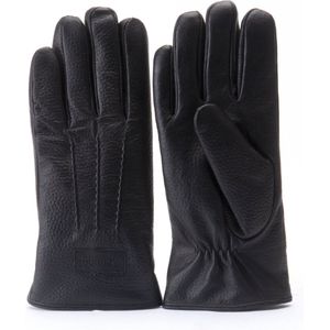 Warmbat Glove men goat leather black heren handchoenen