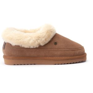 Warmbat Barraba Women Suede Dames Sloffen - Cognac - Maat 41