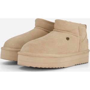 Warmbat Durack Gevoerde boots beige Suede - Dames