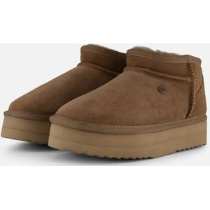 Warmbat - Durack Plateau - Gevoerde Boots - Bruin - Suède