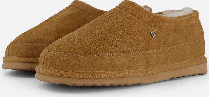 Warmbat Ebor Pantoffels Cognac Suede
