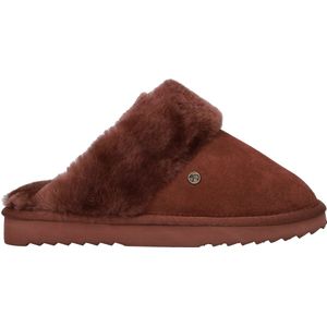 Warmbat - Flurry - Pantoffel - Rood - Suède - Open Hiel