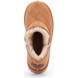 Warmbat - Willow Plateau - Gevoerde Boots - Zwart - Suede - Merino Wol