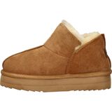 Warmbat - Willow Plateau - Gevoerde Boots - Zwart - Suede - Merino Wol