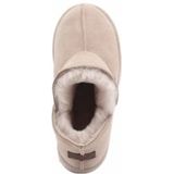 Warmbat - Willow Plateau - Gevoerde Boot - Beige - Suede - Merino Wol