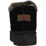 Warmbat - Willow Plateau - Gevoerde Boots - Zwart - Suede - Merino Wol