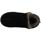 Pantoffel Warmbat Women Willow Suede Plateau Black-Schoenmaat 40