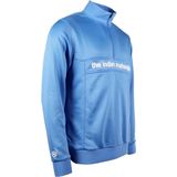 The Indian Maharadja Sweater Poly Terry Half Zip - Blauw