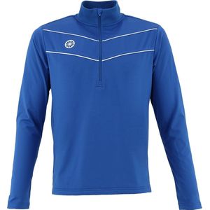 Tennistrui The Indian Maharadja Men Baroda Chevron Half Zip Cobalt