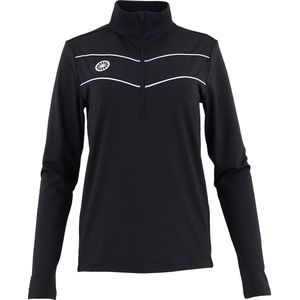 Tennistrui The Indian Maharadja Women Baroda Chevron Half Zip Black